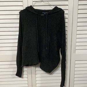 Distressed soft sweater with hood. Good condition. Make an offer!